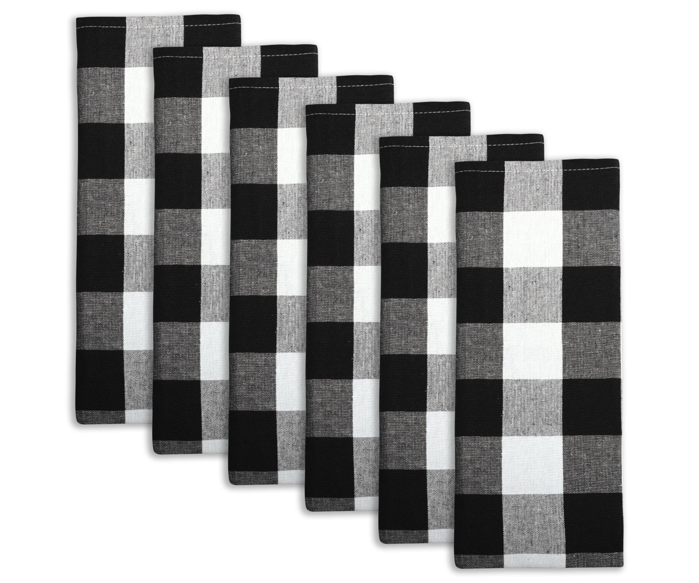 Black Kitchen Towels | Black and White Dish Towels | Hand Towels