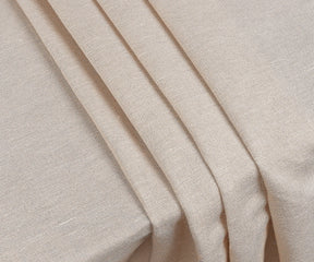 Soft cotton tablecloth with hemstitched border – washable casual table cover
