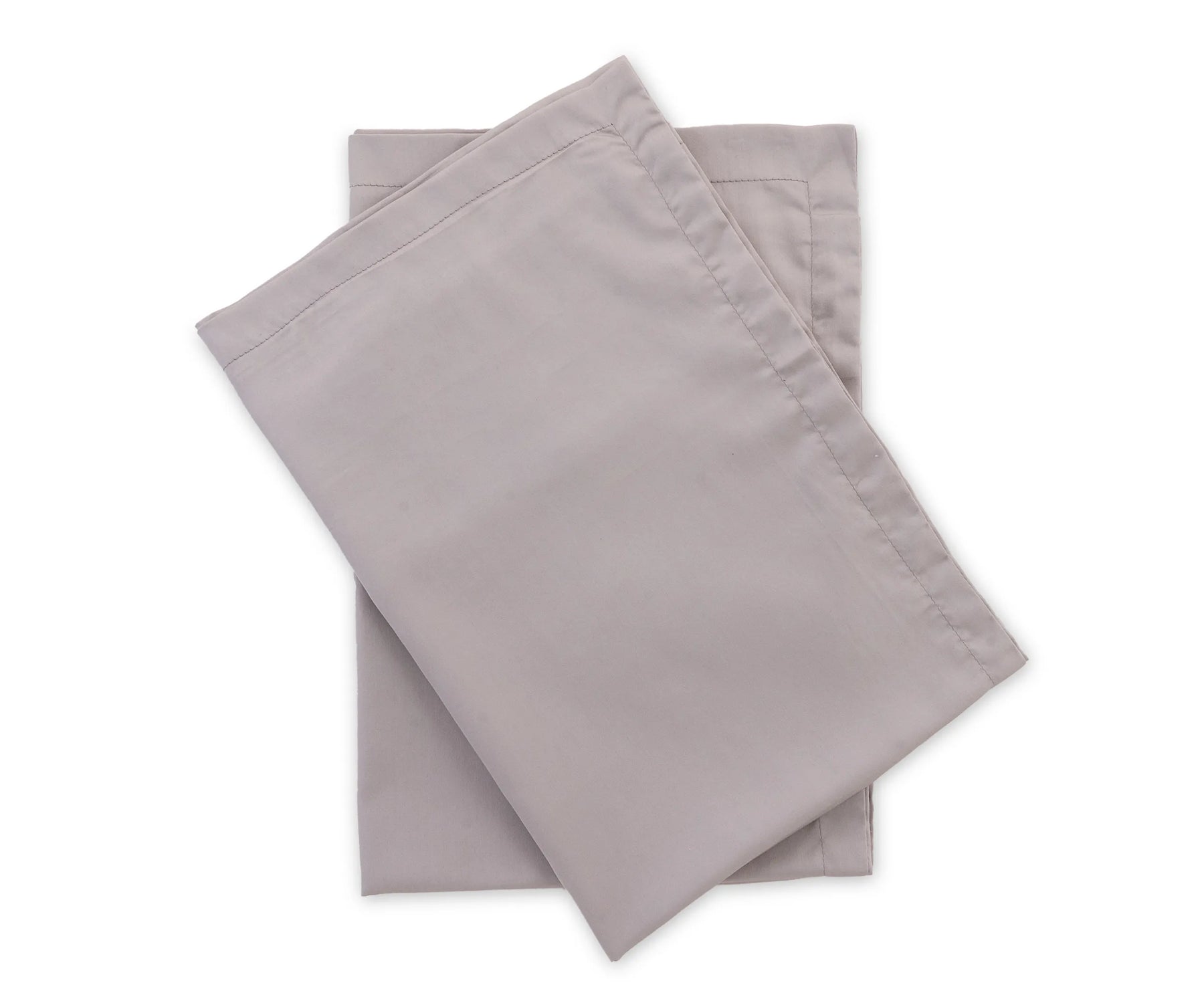 Plain brown pillow cases made from 100% cotton, silky smooth satin-like texture, perfect for luxurious and comfortable sleep