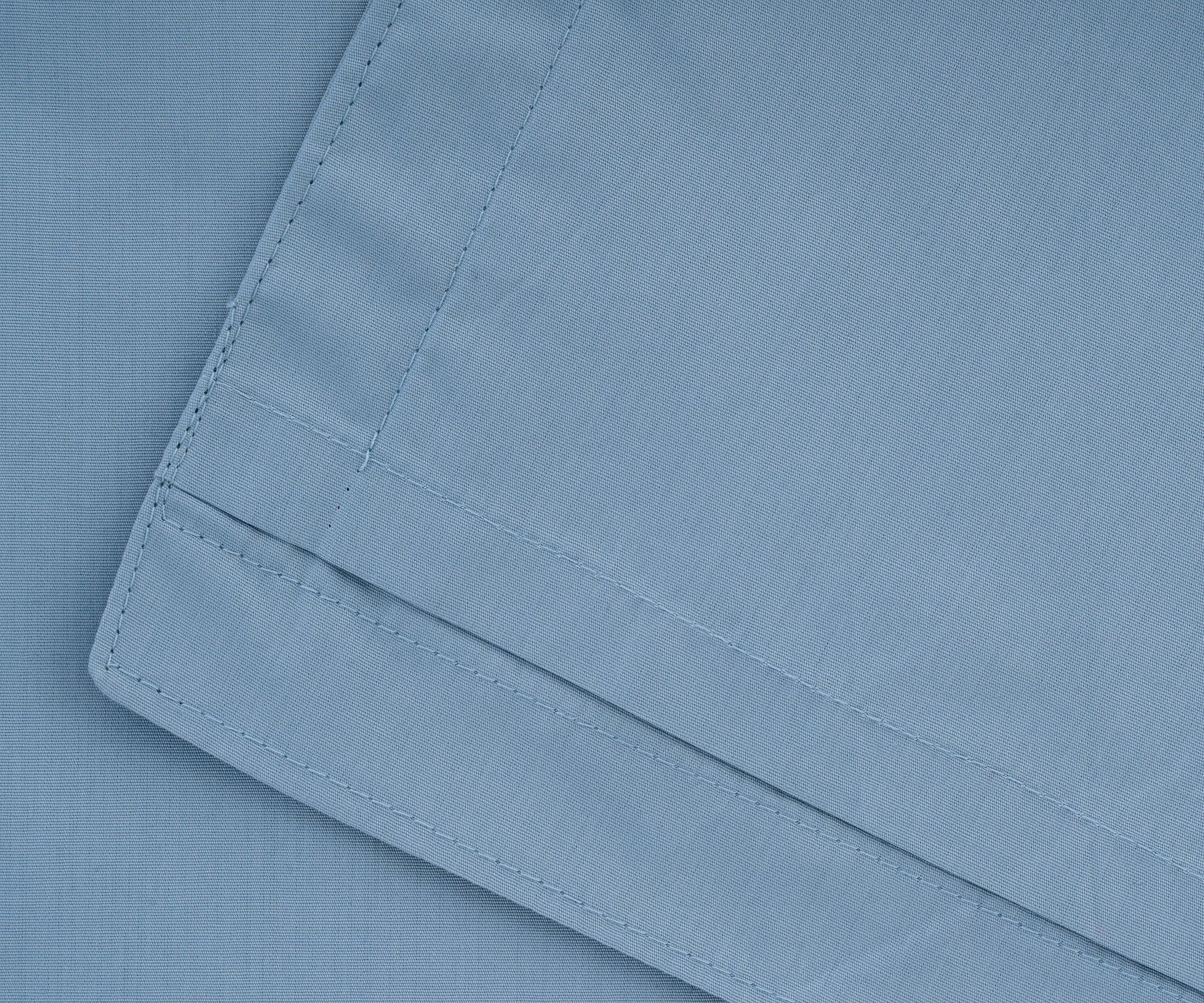 Plain light blue pillowcases set for standard, queen, and king pillows