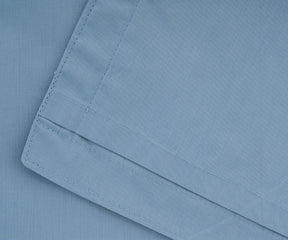 Plain light blue pillowcases set for standard, queen, and king pillows