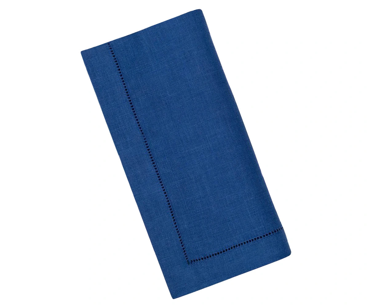 Royal Blue Linen Napkins | 100% Pure Linen | All Cotton and Linen