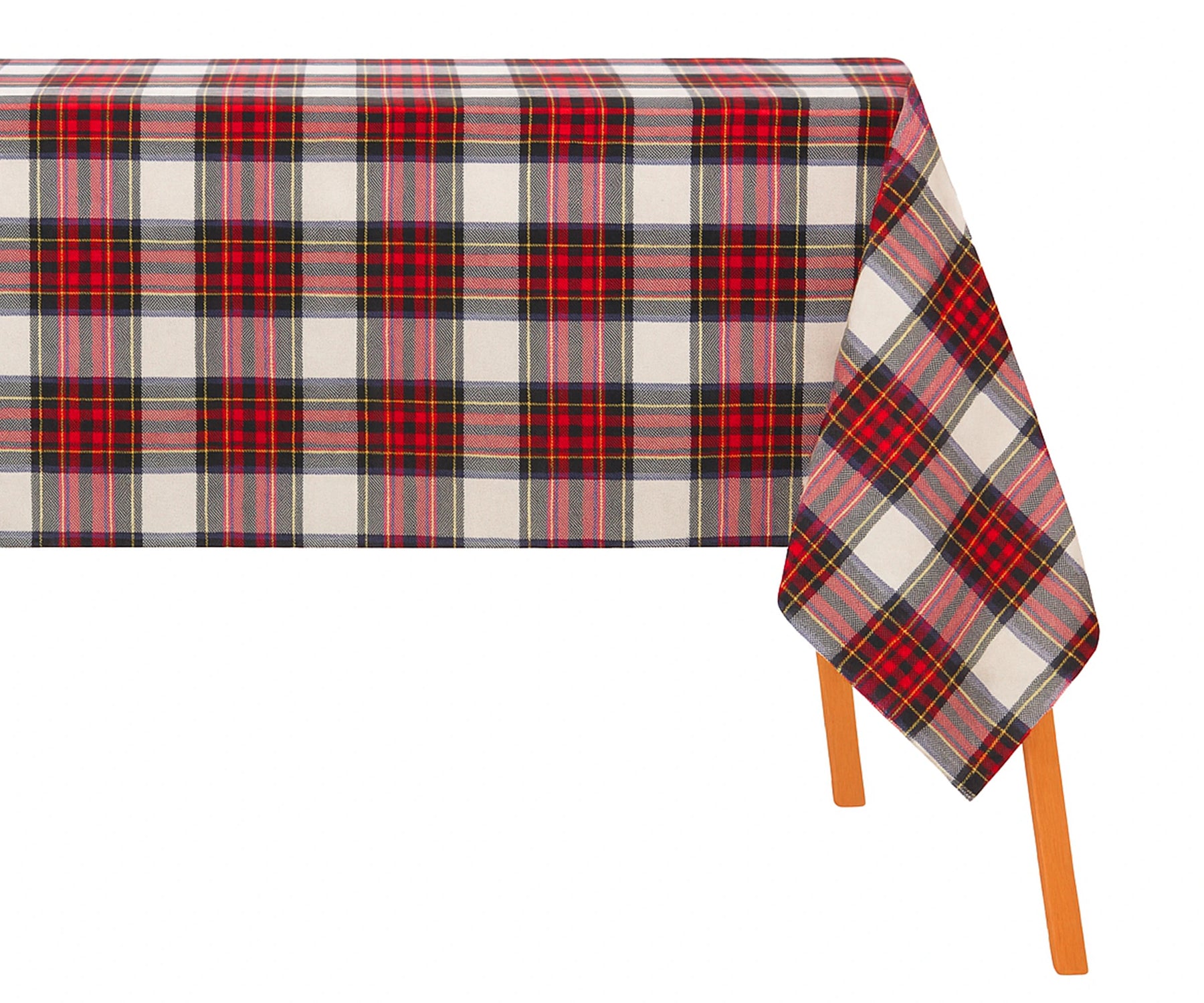 Tartan Tablecloth | Rectangle Tablecloth - 100% Cotton