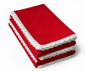 Crochet Napkins - Scalloped Lace Napkins