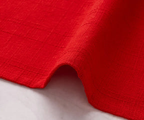 Reusable red dinner napkins ideal for family dining and restaurants