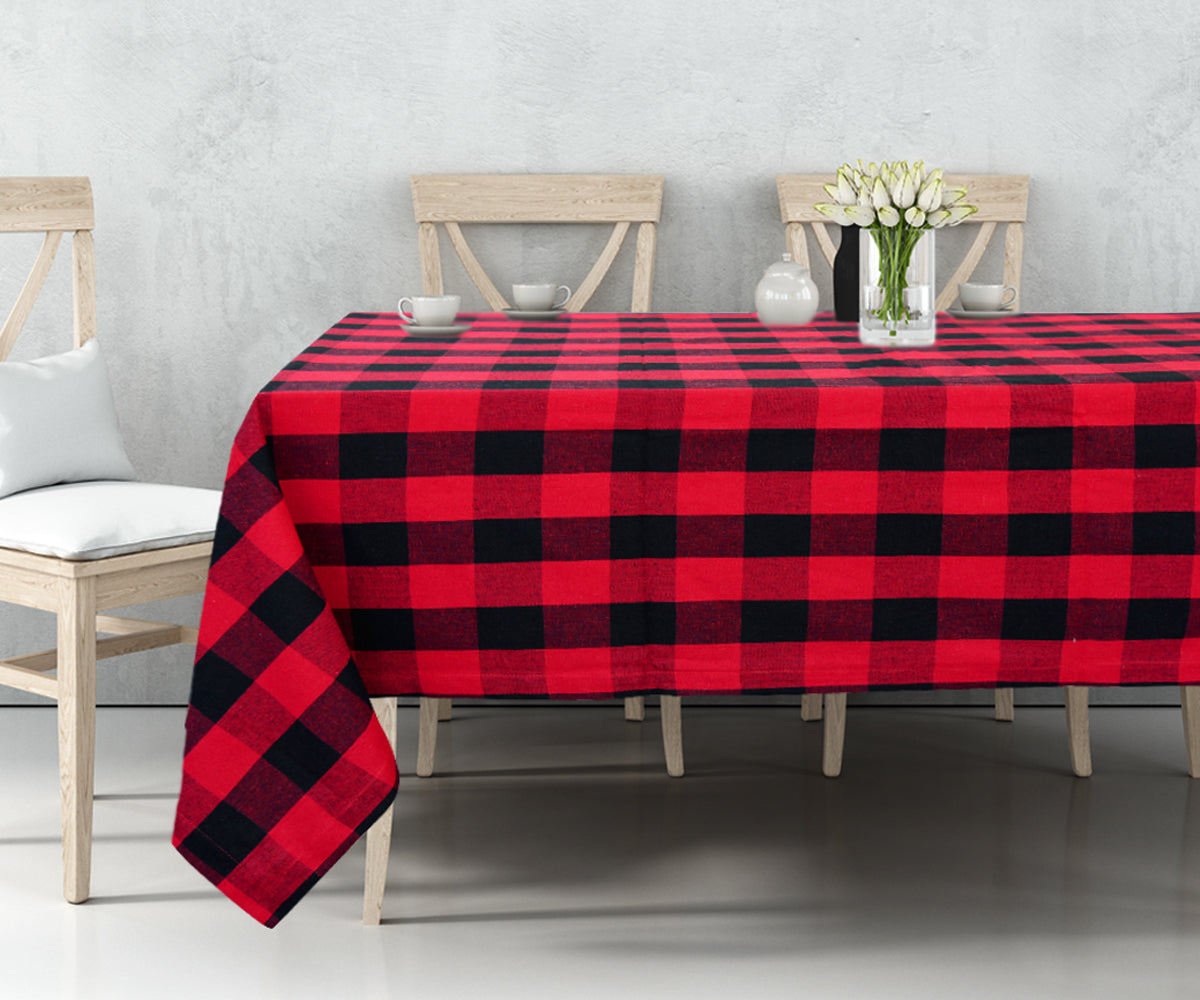 rectangle tablecloth, cotton tablecloth, red cloth tablecloth, linen tablecloth
