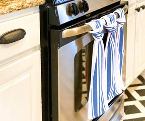 Durable dish towels crafted from eco-friendly cotton.