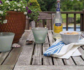 Kitchen hand towels made from high-quality cotton.