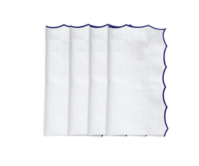 Soft 100% cotton napkins with refined stitching, perfect for celebrations and gatherings.