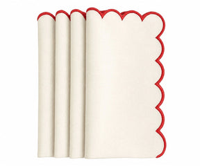 Scalloped Napkins Bulk