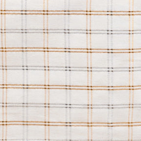 Reusable white plaid napkins styled for Christmas, weddings, or formal dinners