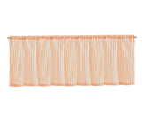 bright orange kitchen curtains for small window decor