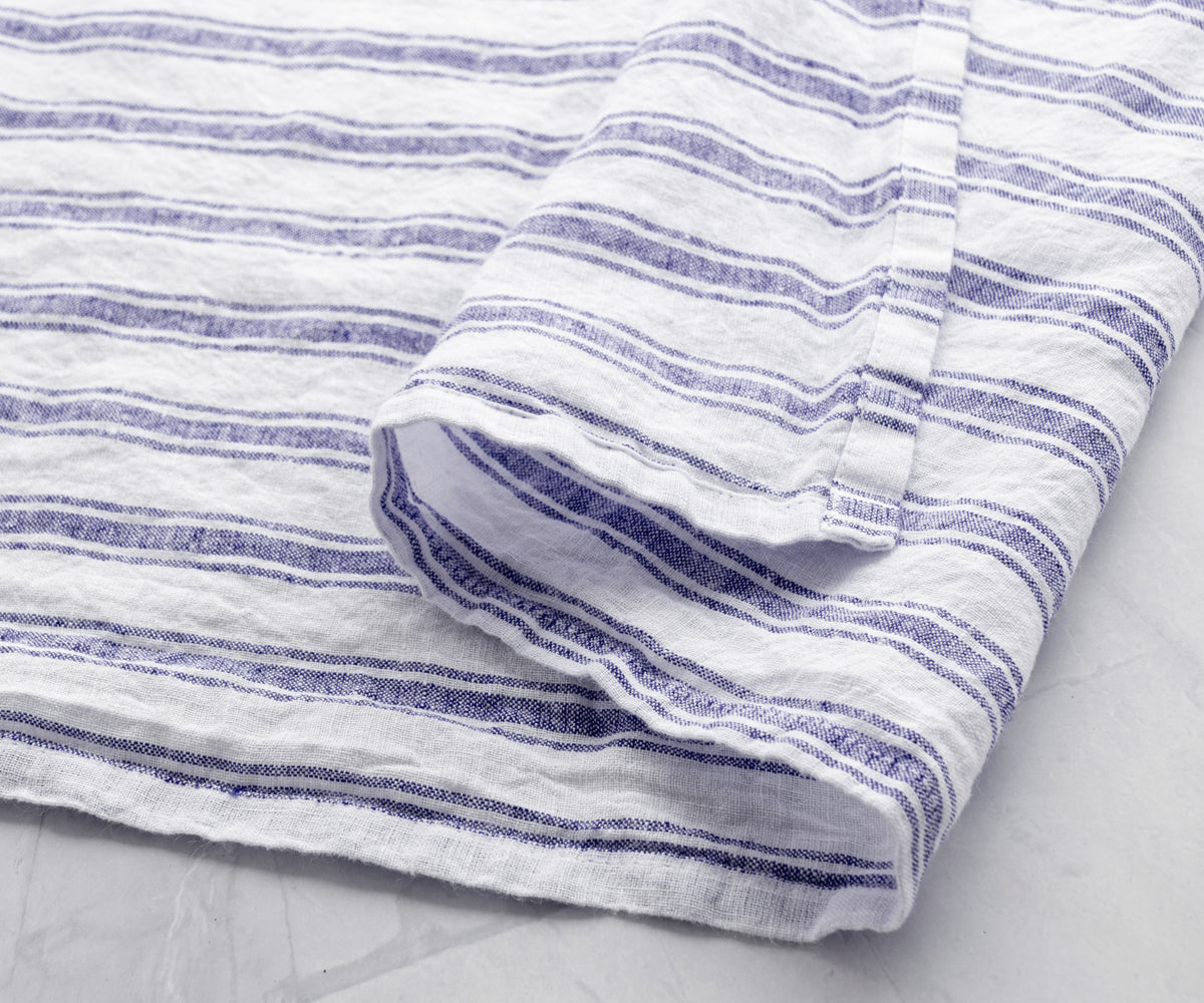 Revel in the gentle touch of our soft linen towel, a daily indulgence that complements the serene atmosphere of your home.