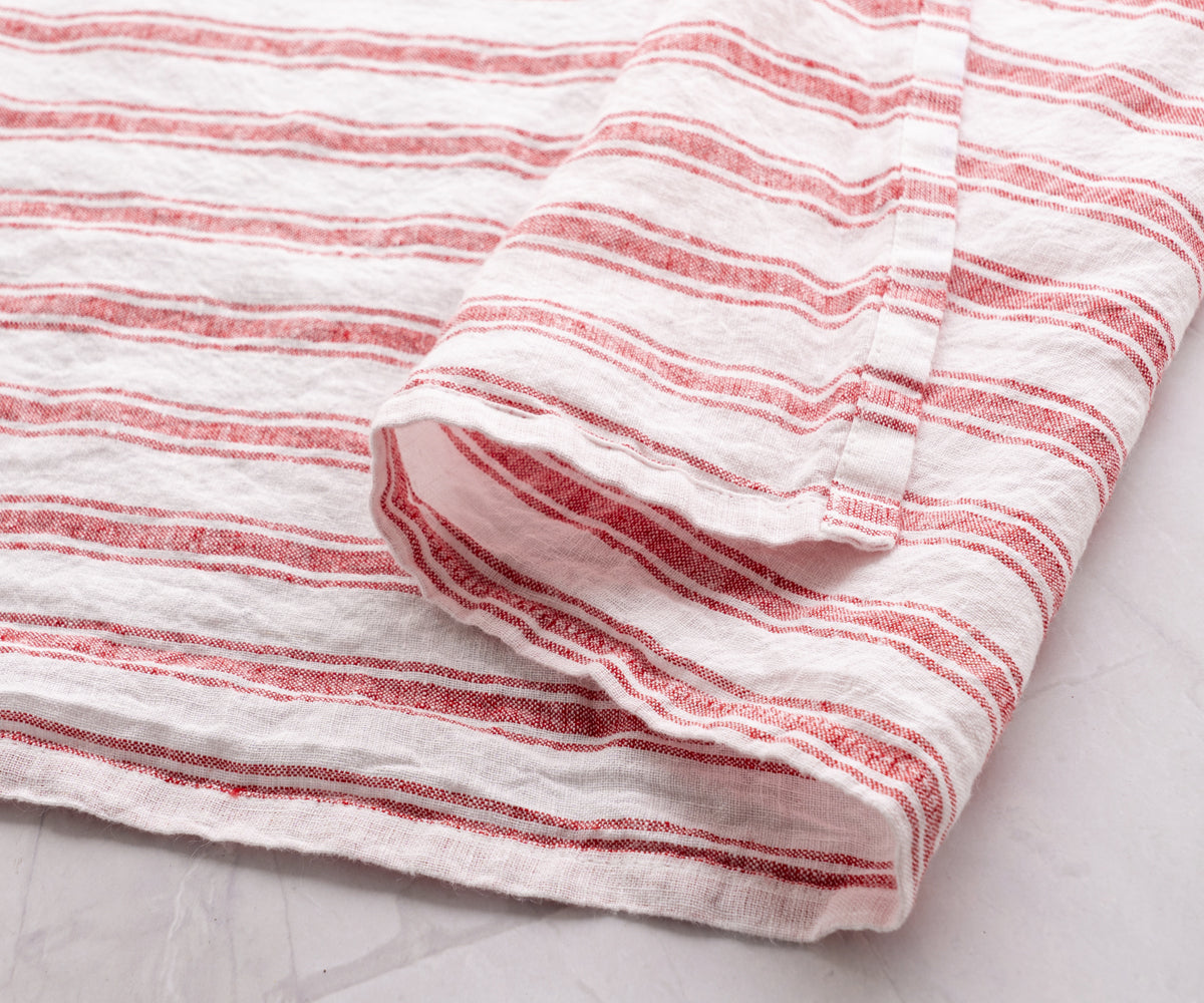 Immerse yourself in the allure of our pure linen towel, a statement piece that transcends ordinary bathroom decor.