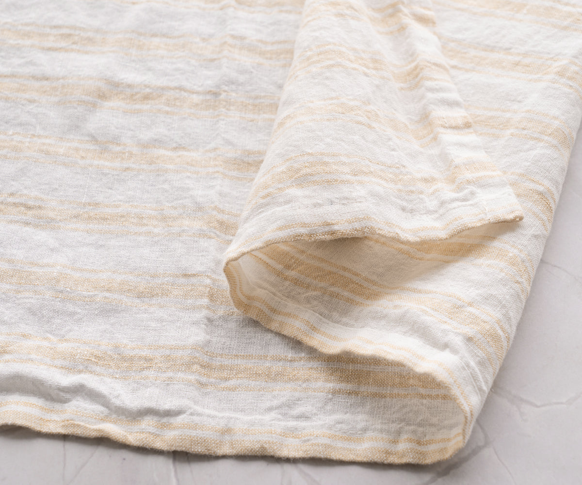 Embrace the simplicity of rustic linen towels, carefully crafted to bring a natural and timeless beauty to your home.