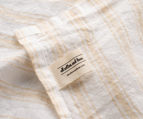 Indulge in the gentle embrace of our soft linen hand bath towels, where comfort meets style, creating a serene oasis in your personal sanctuary.