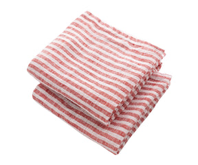 Grain sack towels experience the unmatched luxury of our linen towel, crafted for optimal softness and absorbency, elevating your bath routine.