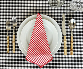 Red Cloth Napkins - Dinner Napkins