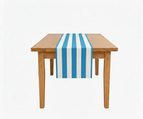 Striped Table Runner - Cotton-Linen Blend