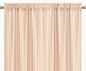 orange kitchen curtain set for window light filtering fabric