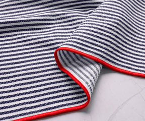 Striped napkins feature a classic pattern that never goes out of style, adding a touch of sophistication to any table setting.