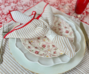 Highly absorbent cotton squares ideal for wiping hands and cleaning spills.