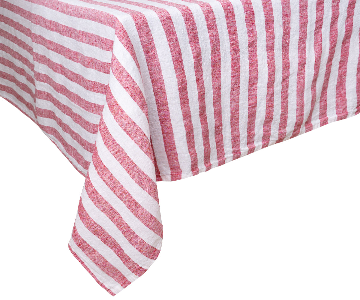 Soft Washed Linen Tablecloths for a relaxed dining experience.