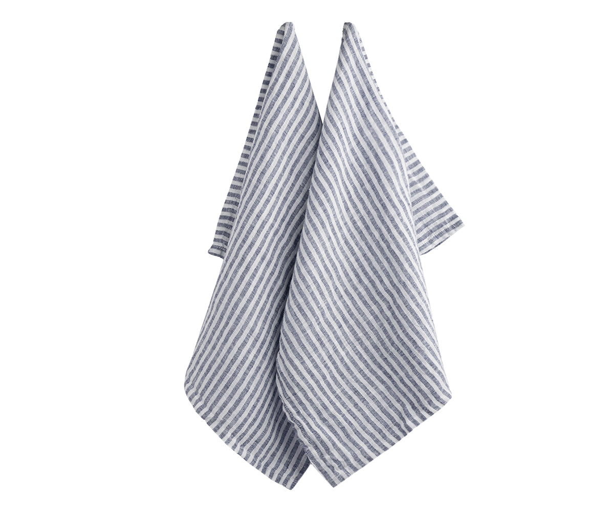 Striped dishtowels are Known for their durability and absorbency.