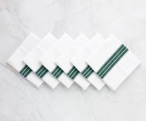 Green Dinner Napkins - Set of 6