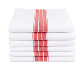 Add a touch of luxury to your bathroom with our soft Hand Towels - red tea towels.