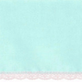 Mint green solid cotton tablecloth fabric close-up