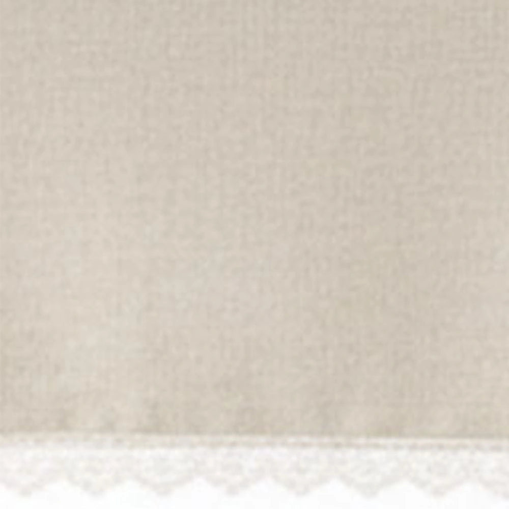 Beige solid cotton tablecloth texture