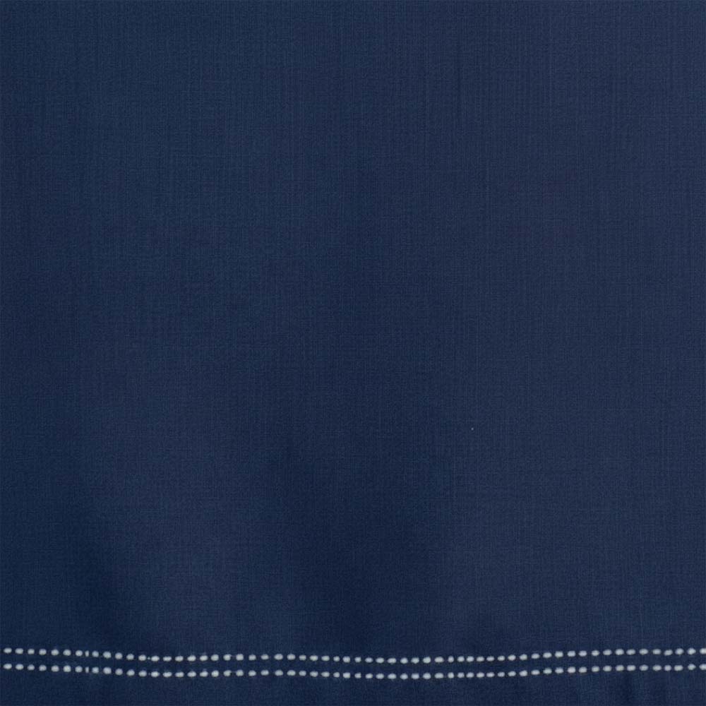 Rectangular cotton dining tablecloth with classic hemstitched border design