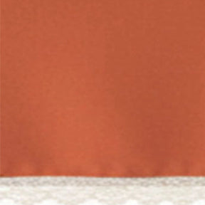 Rust orange cotton tablecloth texture