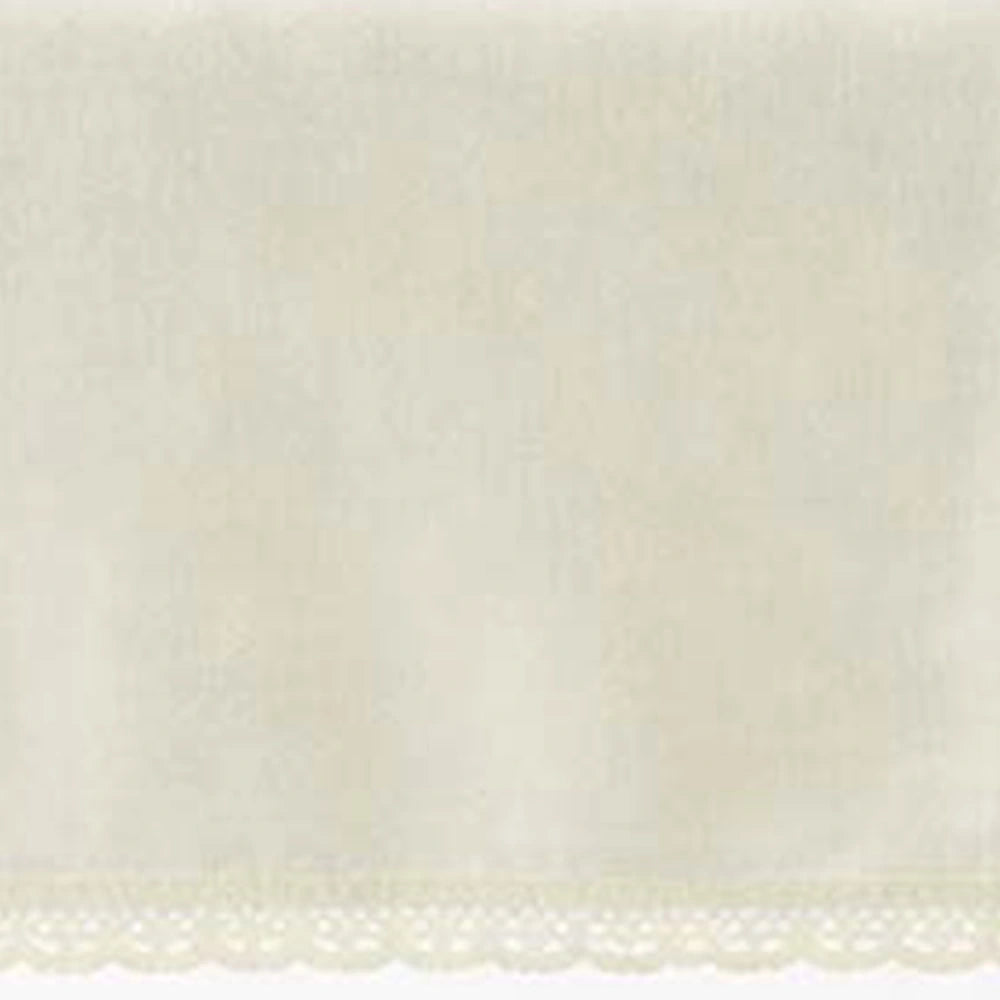 off white cotton tablecloth fabric close-up