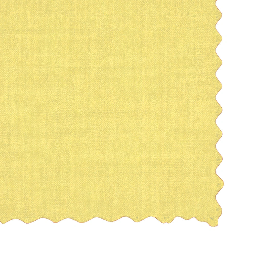 yellow linen napkin fabric swatch