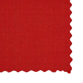 red linen napkin fabric swatch
