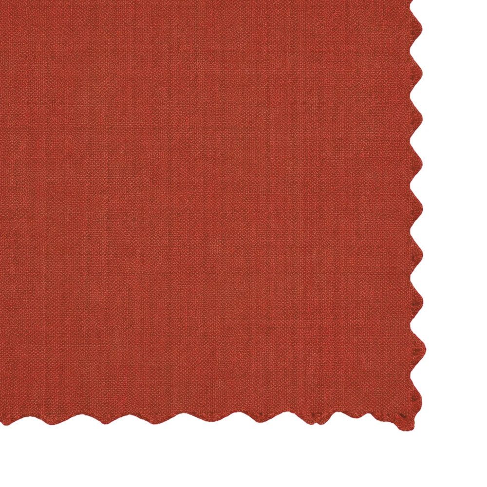 rust linen napkin fabric swatch