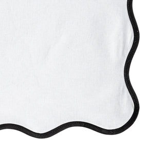 Black cloth napkins, 18-inch, perfect for weddings, parties, and home dining.