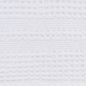 Lightweight, quick-drying white cotton waffle towel set for home and gym