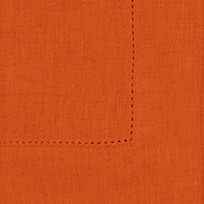 TANGERINE Hemstiched napkins
