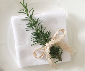Hemstitch Napkins - Table Napkins - Cotton Cloth Napkins