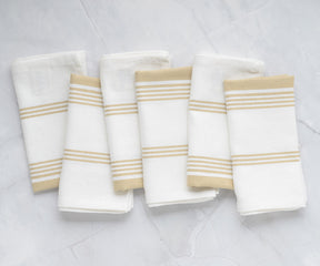 Bulk wedding napkins, neatly stacked and ready for the special event.