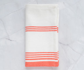 Linen-like napkins, combining the look of linen with the convenience of disposables.