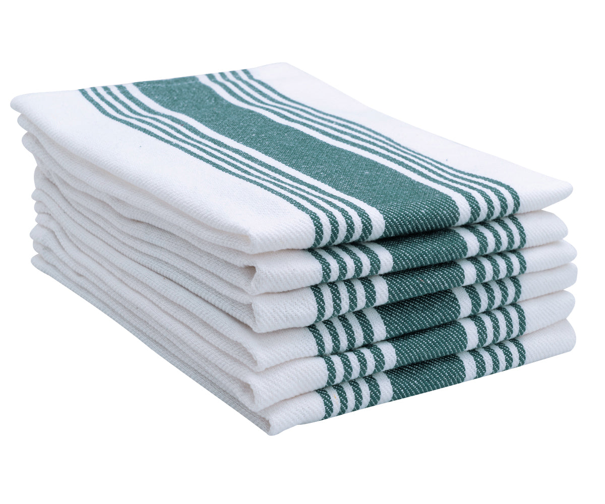 Spring Napkins - Green napkins, offering a subtle and natural touch to the dining table.