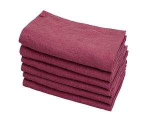 Cloth napkins set of 6, providing versatility for larger gatherings, enhancing your table arrangement.