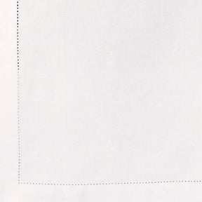 Elegant white linen table runner natural in 14x108 size styled with a modern table cloth – durable, stylish, and perfect for any occasion.