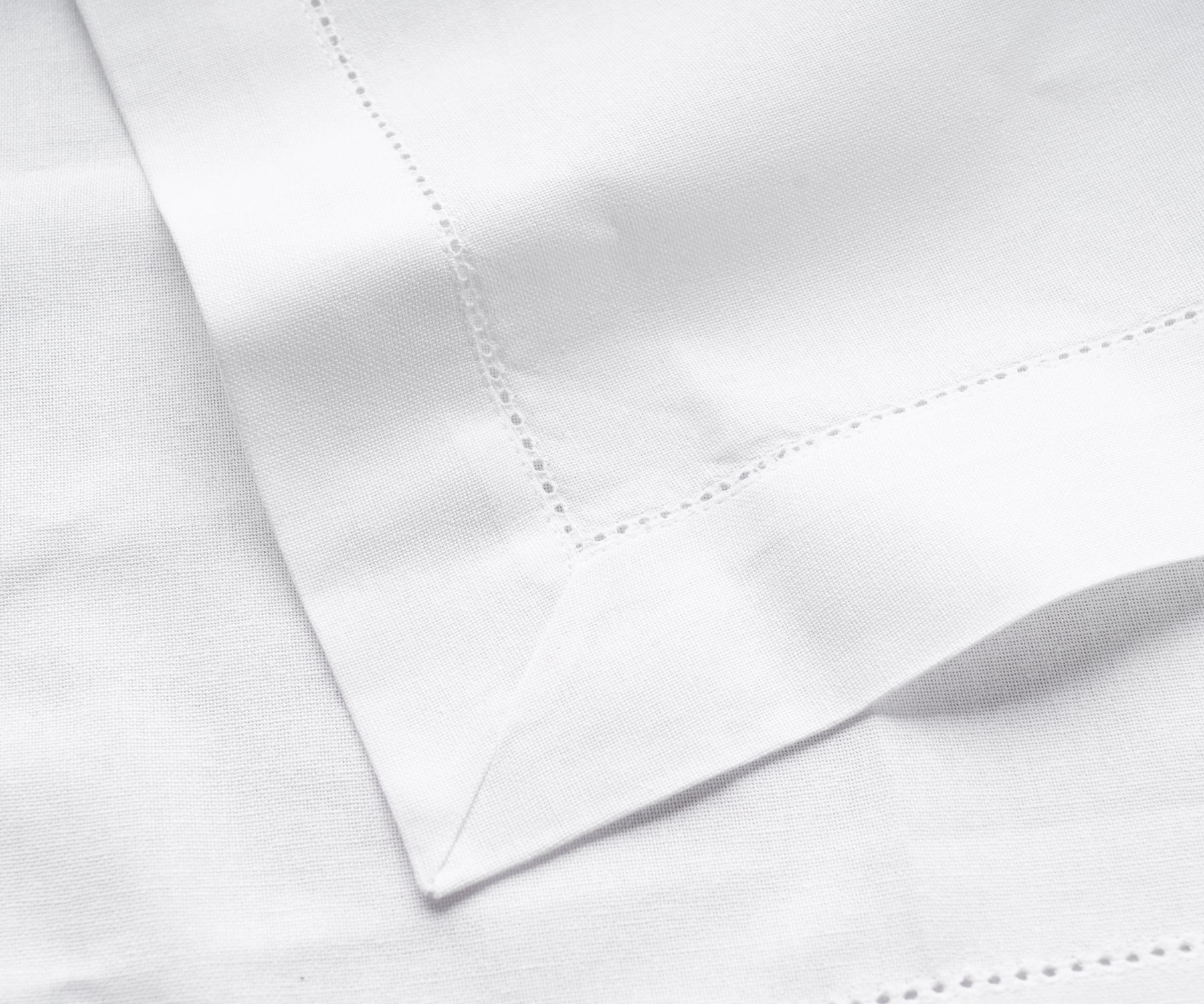 White napkins are easy to care for and can typically be machine washed and dried,