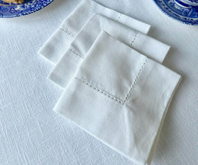 White Fabric Napkins - 22 inch