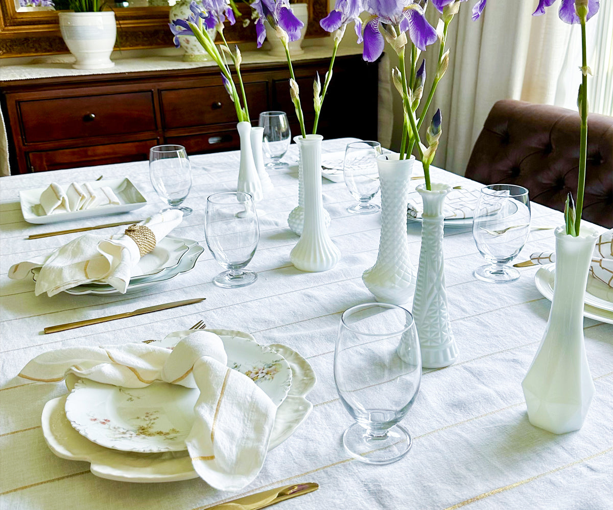Luxury Tablecloths - 100% Linen Tablecloths